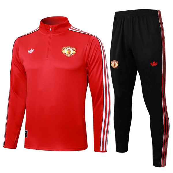 Sudadera De Training Manchester United 2025/26 Rojo 5